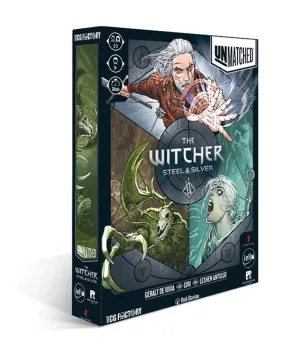 UNMATCHED THE WITCHER: STEEL & SILVER EN ESPAÑOL JUEGO DE MESA UNMATCHED THE WITCHER: STEEL & SILVER EN ESPAÑOL JUEGO DE MESA