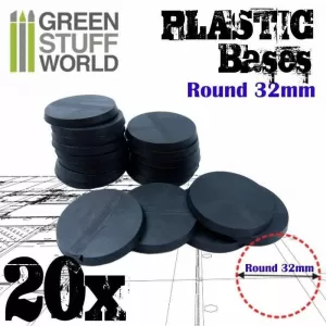 PEANAS DE PLÁSTICO - REDONDAS 32MM NEGRO PEANAS DE PLÁSTICO - REDONDAS 32MM NEGRO
