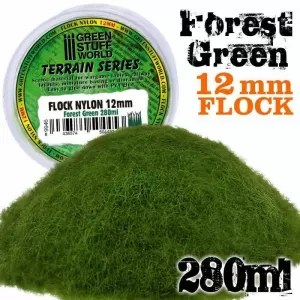 CESPED ELECTROSTATICO 12MM - VERDE BOSQUE - 280 ML
