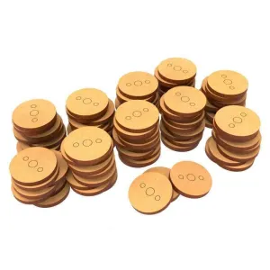 PEANAS DM - REDONDAS 25 MM (PACK X100)