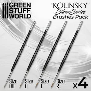 SILVER SERIES SET PINCELES KOLINSKY SILVER SERIES SET PINCELES KOLINSKY