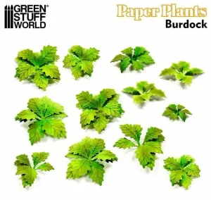 PLANTAS DE PAPEL - BARDANA PLANTAS DE PAPEL - BARDANA