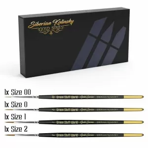 SET PINCELES PREMIUM - GOLD SERIES SIBERIAN KOLINSKY 