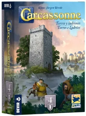 CARCASSONNE EXP. 4 - TORRES Y LADRONES CARCASSONNE EXP. 4 - TORRES Y LADRONES