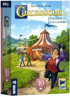 CARCASSONNE EXP. 10 - CIRCOS Y ARTISTAS CARCASSONNE EXP. 10 - CIRCOS Y ARTISTAS