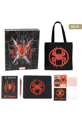 SET REGALO ESCRITORIO MARVEL SPIDER-MAN MILES MORALES