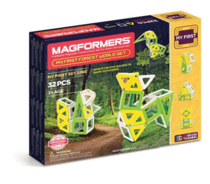 MY FIRST FORESTWORLD SET 32P. MAGFORMERS