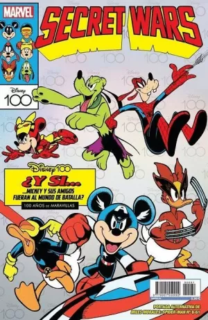 MILES MORALES SPIDER-MAN 32 PORTADA DISNEY 100 SECRET WARS MILES MORALES SPIDER-MAN 32 PORTADA DISNEY 100 SECRET WARS