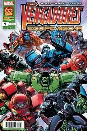 LOS VENGADORES EQUIPO MECHA 01 (130) LOS VENGADORES EQUIPO MECHA 01 (130)