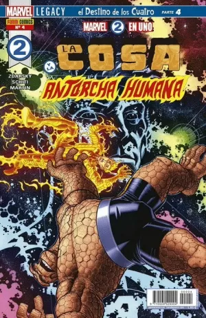 MARVEL 2 EN 1. LA COSA Y LA ANTORCHA HUMANA 04