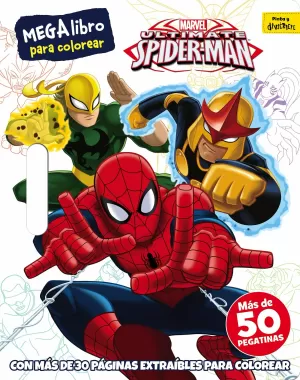 ULTIMATE SPIDERMAN: MEGALIBRO PARA COLOREAR