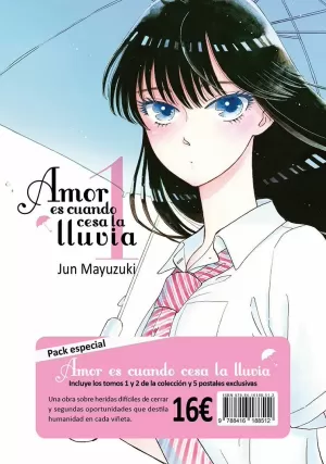 AMOR ES CUANDO CESA LA LLUVIA 01 Y 02 PACK