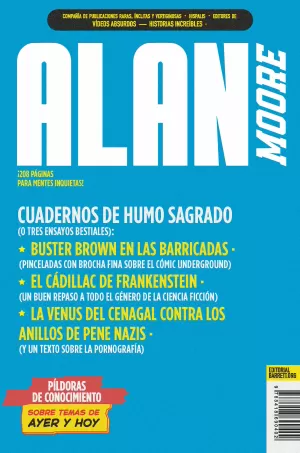 ALAN MOORE: CUADERNOS DE HUMO SAGRADO
