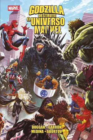 GODZILLA DESTRUYE EL UNIVERSO MARVEL GODZILLA DESTRUYE EL UNIVERSO MARVEL