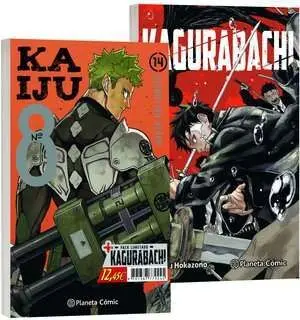 PACK ESPECIAL. KAIJU 8 14 + KAGURABACHI 01