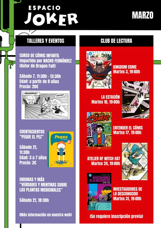 ACTIVIDADES ESPACIO JOKER