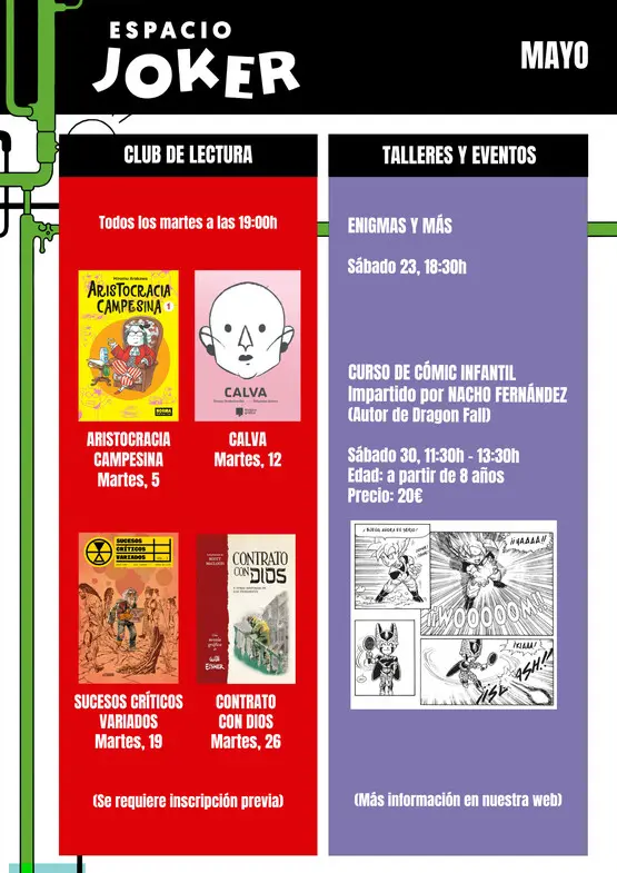 ACTIVIDADES ESPACIO JOKER