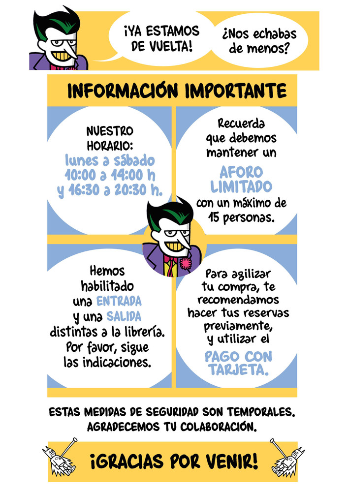 Información reapertura