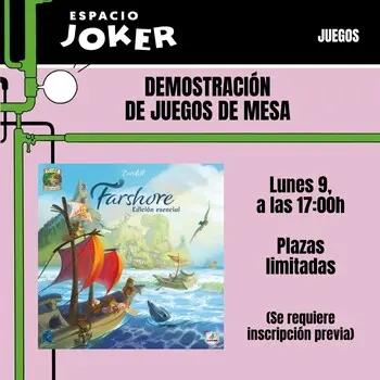 Demostración de juegos de mesa Farshore Demostración de juegos de mesa Farshore