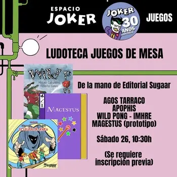 Ludoteca juegos de mesa editorial Sugaar