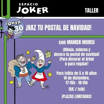Taller de postales navideñas