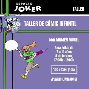 Curso de cómic infantil con Mamen Moreu. Curso de cómic infantil con Mamen Moreu.