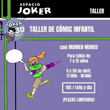 Curso de cómic infantil con Mamen Moreu.