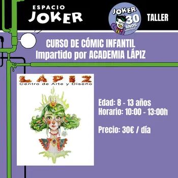 Curso de cómic infantil Centro Lápiz lunes 14 Curso de cómic infantil Centro Lápiz lunes 14