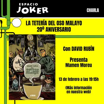 Charla con David Rubín por el 20 aniversario de 