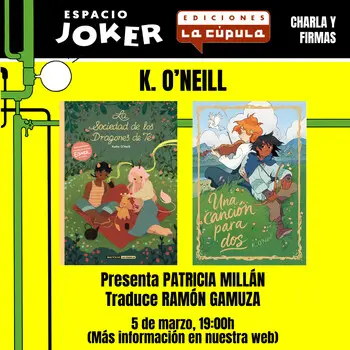 Charla y firmas con K. O´Neill