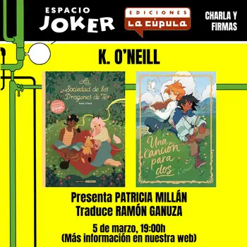 Charla y firmas con K. O´Neill