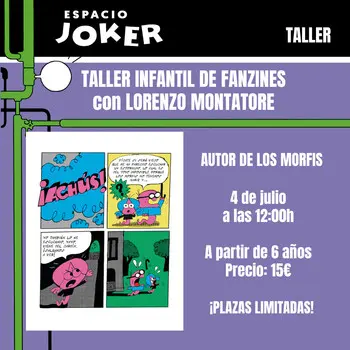 Taller infantil de fanzines con Lorenzo Montatore