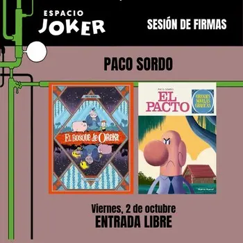 Sesión de firmas con Paco Sordo