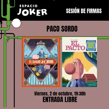 Sesión de firmas con Paco Sordo